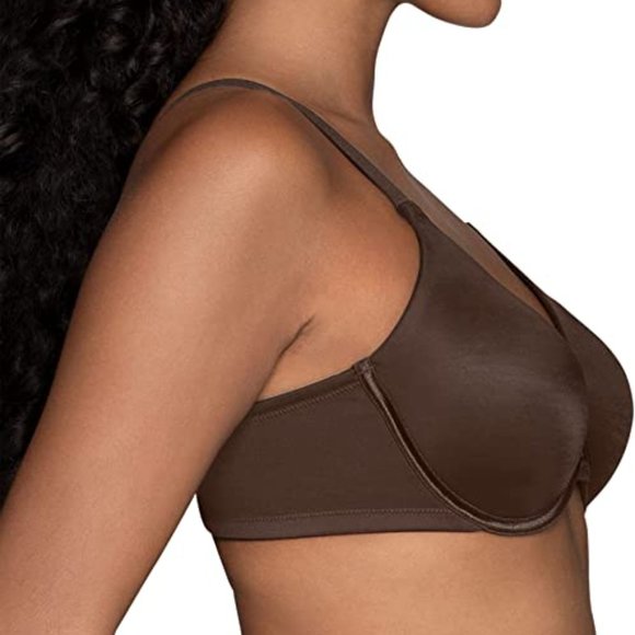 Vanity Fair Women's Beauty Back Smoothing Minimizer Bra 36G Cappuccino Brown Bra - Picture 2 of 5